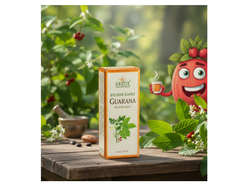 Guarana kapky 50 ml GREŠÍK Z 40 líh, Bylinné kapky
