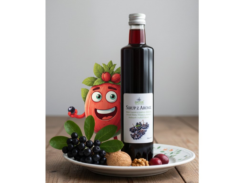 Sirup z Aronie 0,5 l GREŠÍK