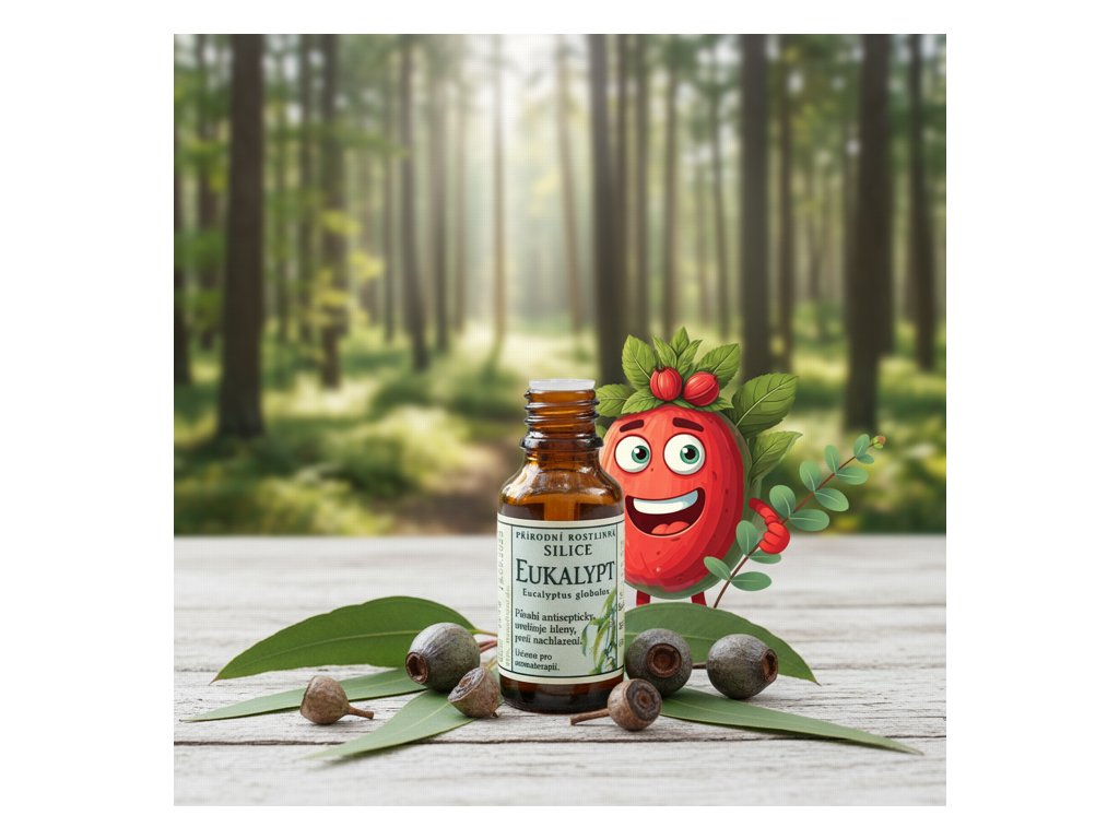 Eukalypt přírodní 10 ml GREŠÍK Rostlinné silice
