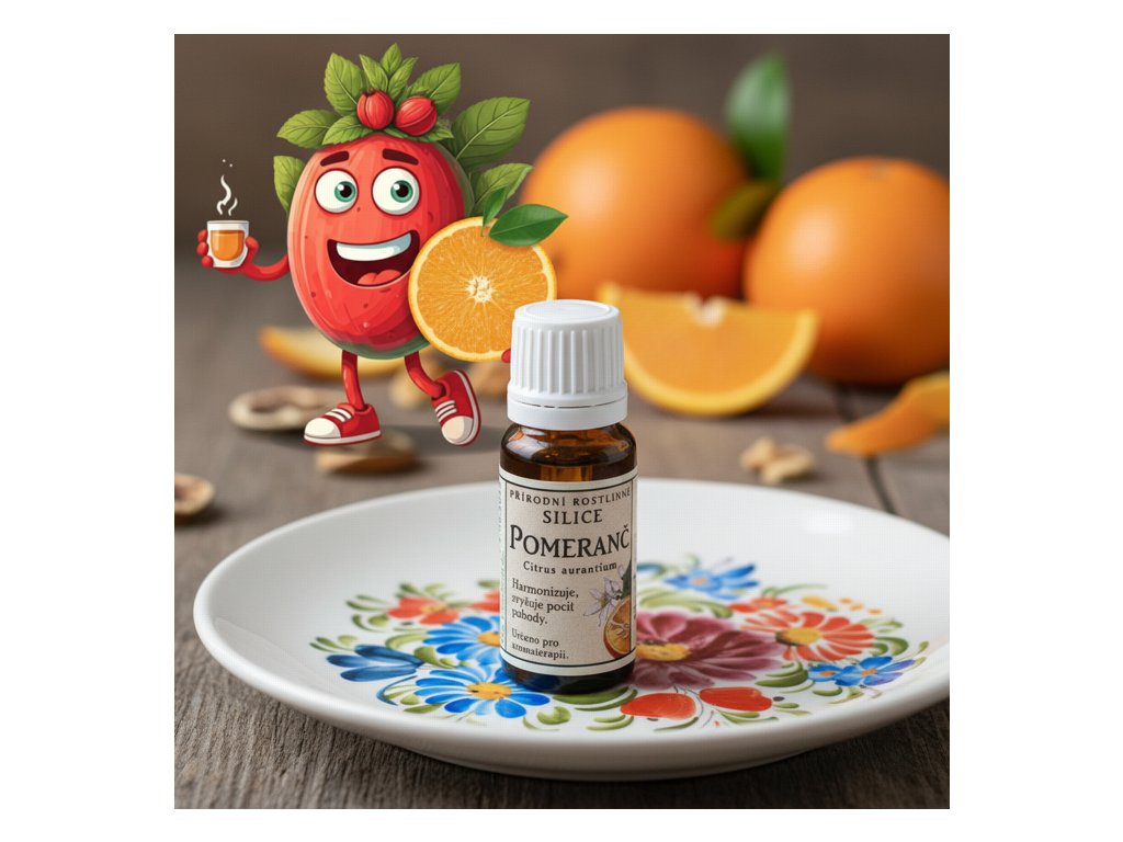 Pomeranč přírodní 10 ml GREŠÍK Rostlinné silice