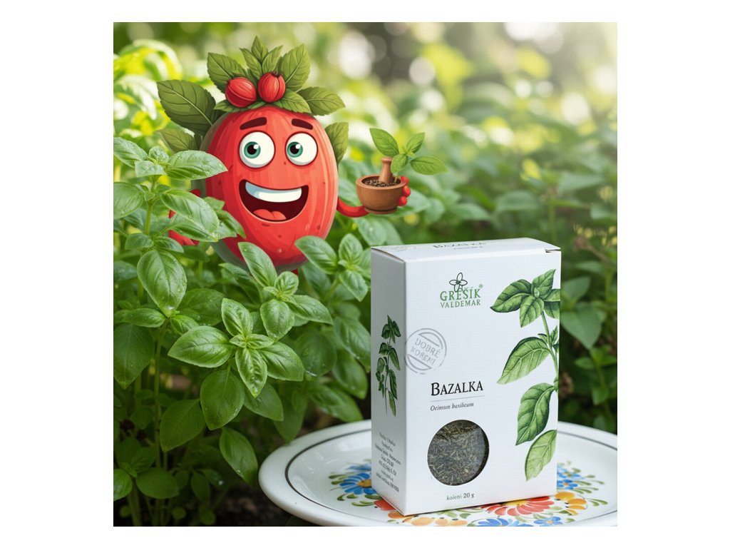 Bazalka 20 g GREŠÍK Dobré koření