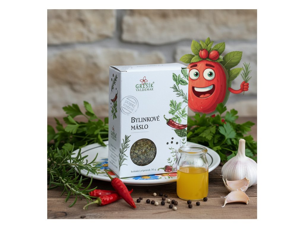Bylinkové máslo 30 g GREŠÍK Dobré koření