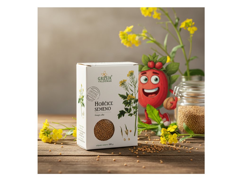 Hořčice semeno 100 g GREŠÍK Dobré koření