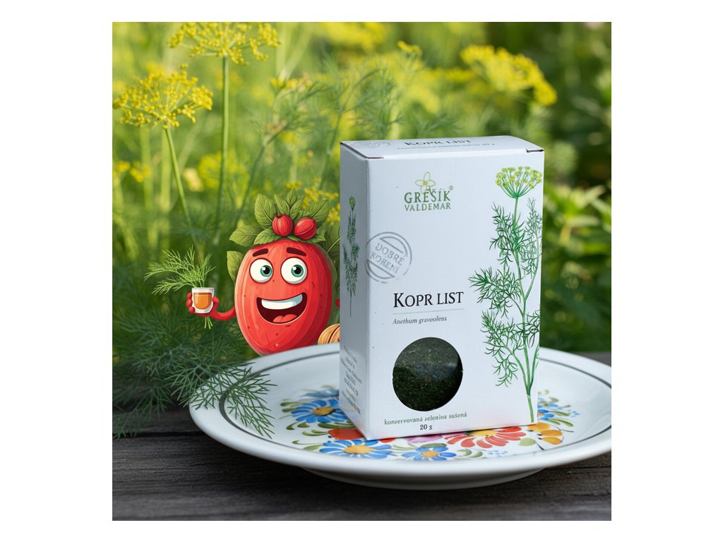 Kopr list 20 g GREŠÍK Dobré koření