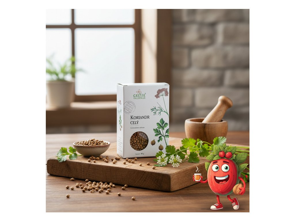Koriandr celý 30 g GREŠÍK Dobré koření