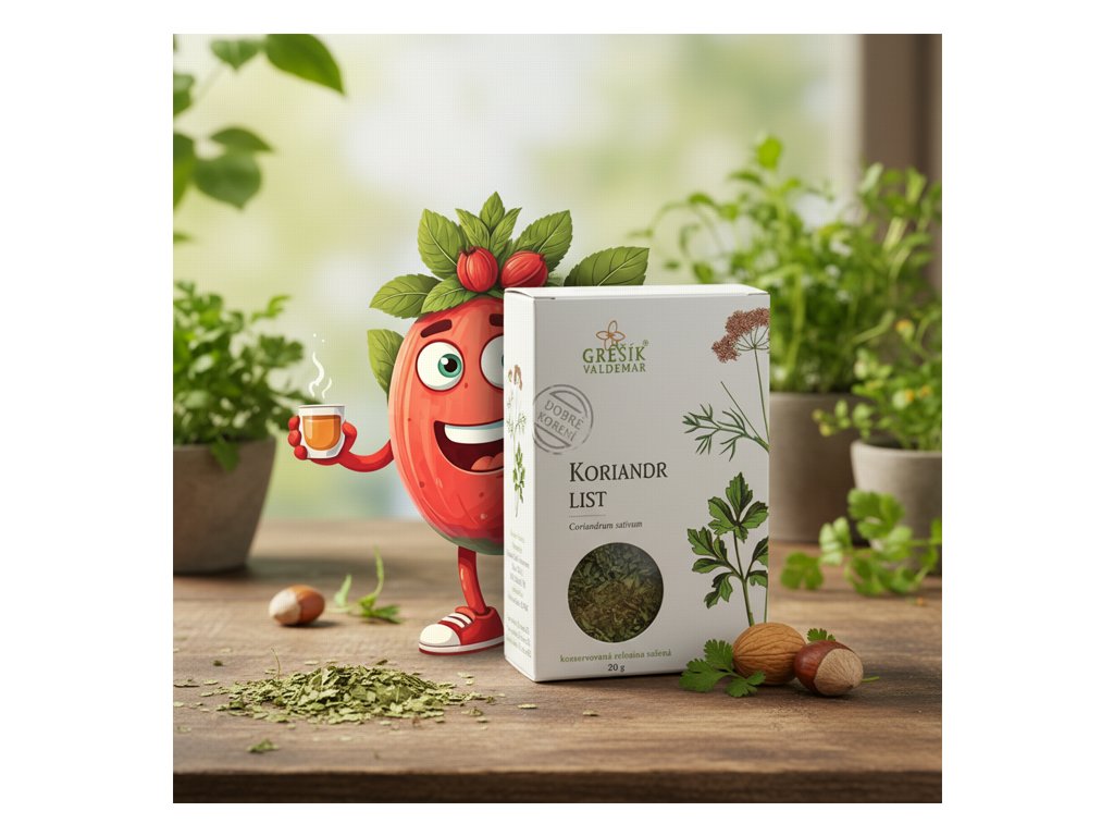 Koriandr list 20 g GREŠÍK Dobré koření