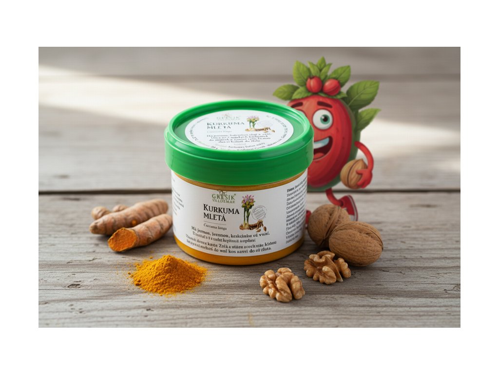 Kurkuma mletá 50 g GREŠÍK Dobré koření