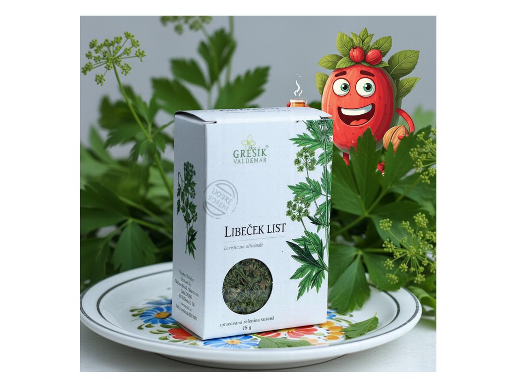 Libeček list 15 g GREŠÍK Dobré koření