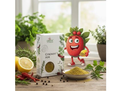 Pepř citrónový 60 g GREŠÍK Dobré koření
