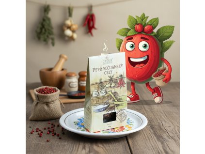 Pepř sečuánský celý 15 g GREŠÍK Dobré koření