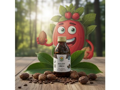 Cola acuminata kolový ořech kapsle 120 ks