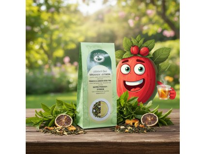 Ledový čaj Broskev Citron 70 g Oxalis