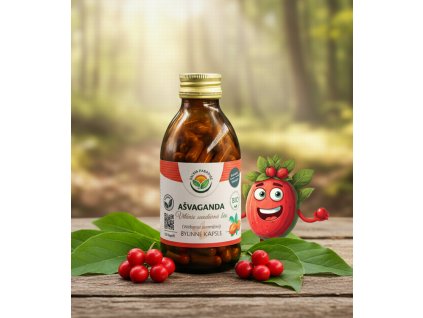 Ašvaganda vitánie kapsle BIO 120 ks