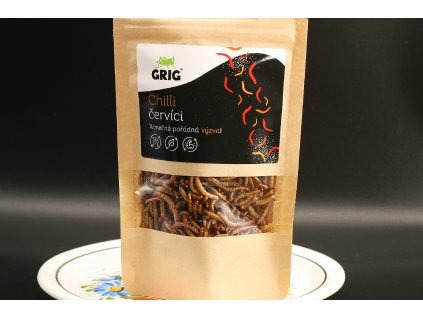 Grig červíci 20 g chilli ebyliny.cz