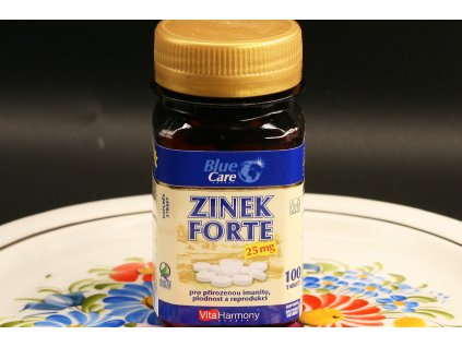 Zinek Forte 25 mg (100 tbl.) ebyliny.cz