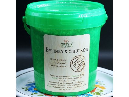 Bylinky s cibulkou 350 g KBELÍČEK GREŠÍK Dobré koření