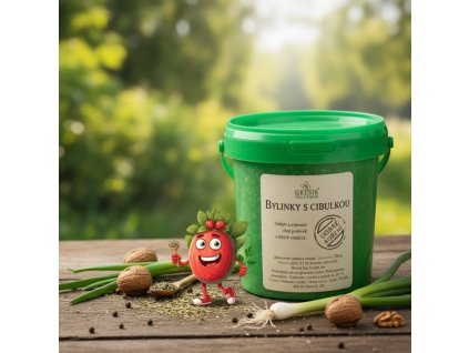 Bylinky s cibulkou 350 g KBELÍČEK GREŠÍK Dobré koření