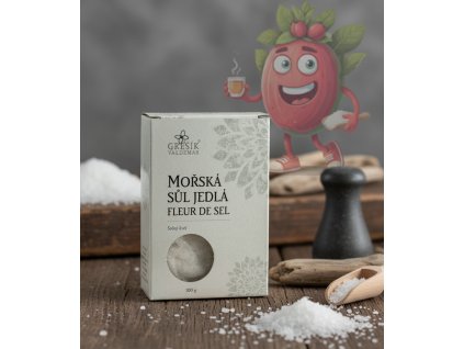 Sůl Mořská jedlá Fleur de sel 100 g GREŠÍK