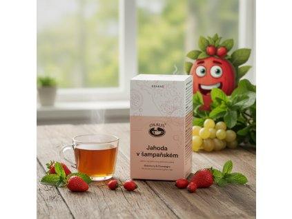 Jahoda v šampaňském OXABAG (10 sáčků x 4g) Oxalis