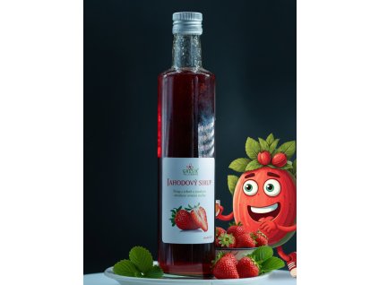 Sirup Jahodový 0,5 l GREŠÍK