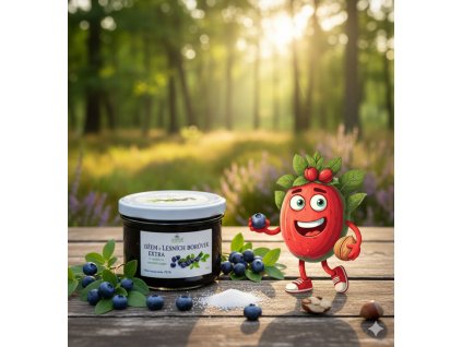 Džem z lesních borůvek extra Speciální 220 g GREŠÍK
