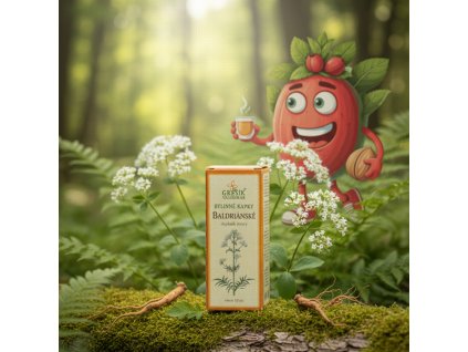 Baldriánské kapky 50 ml GREŠÍK Z 40 líh, Bylinné kapky