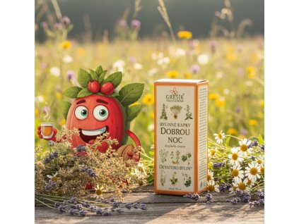 Dobrou noc kapky 50 ml GREŠÍK Z 40 líh, Devatero bylin kapky