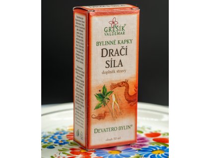 Dračí síla kapky 50 ml GREŠÍK Z 40% líh, Devatero bylin kapky