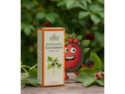 Eleutherokok kapky 50 ml GREŠÍK Z 40 líh, Bylinné kapky