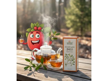 Jmelí kapky 50 ml GREŠÍK Z 35 líh, Bylinné kapky