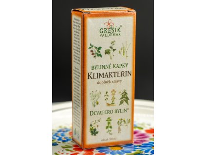 Klimakterin kapky 50 ml GREŠÍK Z 40% líh, Devatero bylin kapky