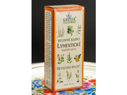 Lymfatické kapky 50 ml GREŠÍK Z 35% líh, Devatero bylin kapky
