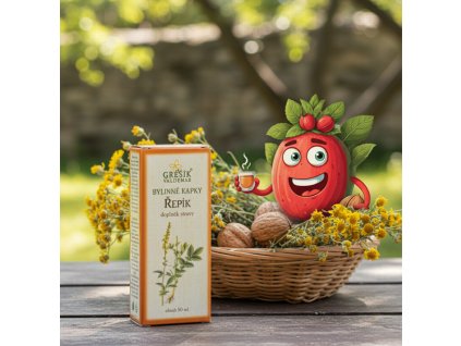 Řepík kapky 50 ml GREŠÍK Z 35 líh, Bylinné kapky