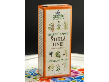 Štíhlá linie kapky 50 ml GREŠÍK Z 35% líh, Devatero bylin kapky