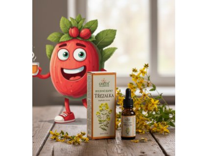 Třezalka kapky 50 ml GREŠÍK Z 40 líh, Bylinné kapky