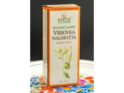 Vrbovka kapky 50 ml GREŠÍK Z 40% líh, Bylinné kapky