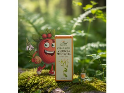 Vrbovka kapky 50 ml GREŠÍK Z 40 líh, Bylinné kapky