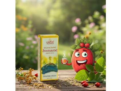 Životabudič kapky 50 ml GREŠÍK Z 35 líh, Devatero bylin kapky