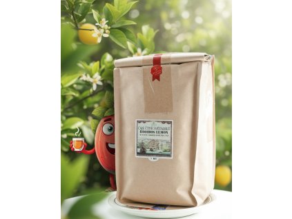 Rooibos Lemon 1 kg GREŠÍK Čaje 4 světadílů