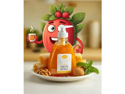 Tekuté medové mýdlo 300 g Pleva
