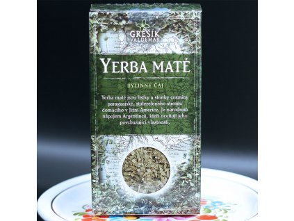 Yerba maté 70 g krab. GREŠÍK Čaje 4 světadílů a ebyliny.cz