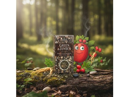 Green & Ženšen z.č. 70 g krab. GREŠÍK Čaje 4 světadílů