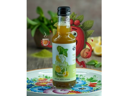 Matcha Máta citron Cold Brew Green Tea 200 ml Oxalis