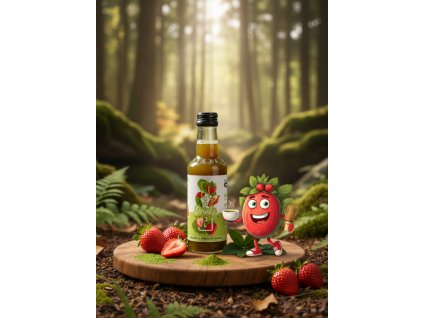Matcha s příchutí Jahoda 200 ml Oxalis