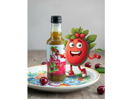 Matcha s příchutí Višeň Cold Brew Green Tea 200 ml Oxalis