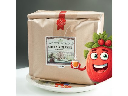 Green & Ženšen z.č. 0,5 kg GREŠÍK Čaje 4 světadílů