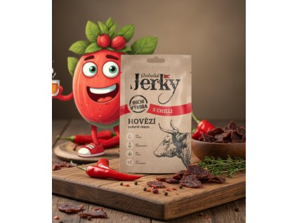 Hovězí chilli Jihočeské Jerky