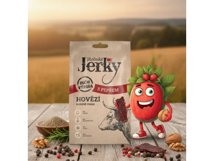 Hovězí s pepřem Jihočeské Jerky2
