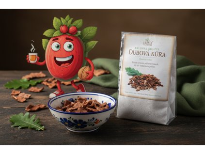Dubová kůra koupel 20 g GREŠÍK, Bylinná koupel
