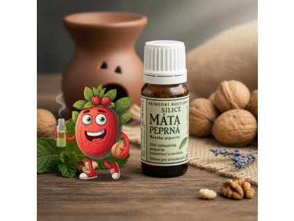 Máta peprná přírodní 10 ml GREŠÍK Rostlinné silice